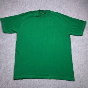 Dream USA T-Shirt Mens 2XL Green Cotton‎ Short Sleeve
